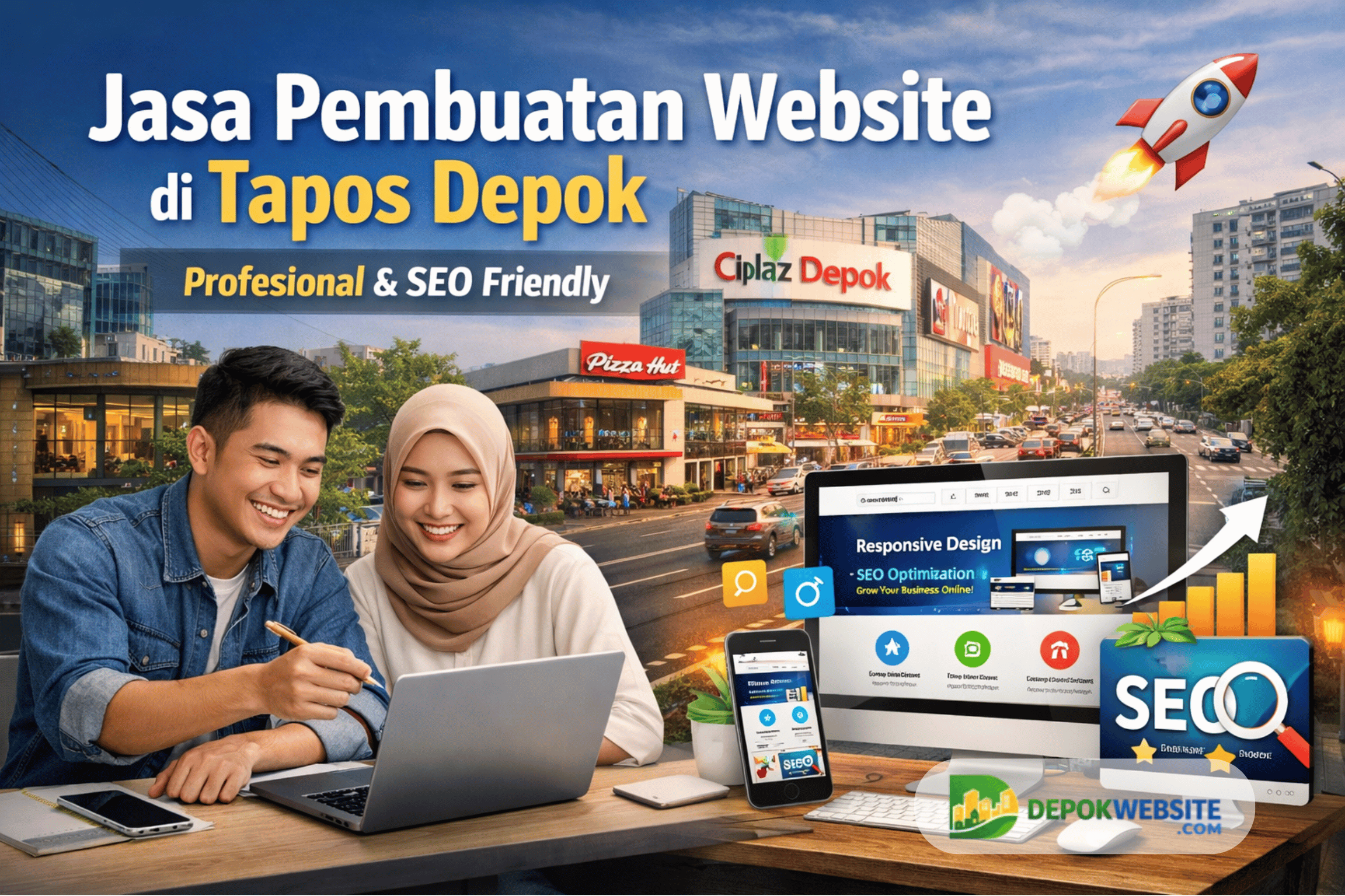 Jasa Pembuatan Website di Tapos Depok Profesional